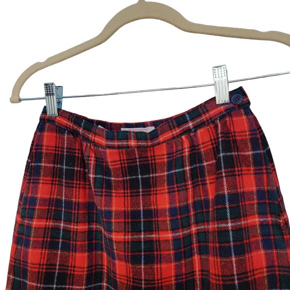 Vintage Pendleton Authentic Macinnes 100% Virgin Wool Plaid Petite Skirt Sz US 8 - Picture 3 of 13